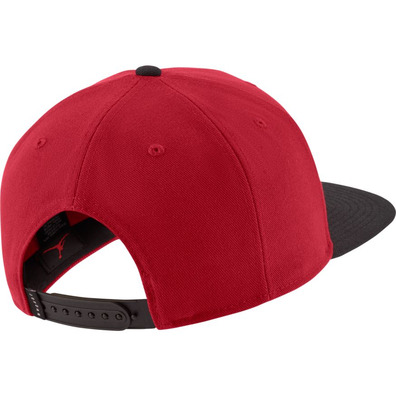 Jordan Pro Jumpman Snapback Hat "Gym Red"