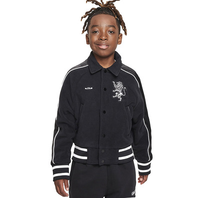 LeBron Kids' Basketball Jacket "Black"