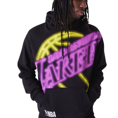 New Era NBA L.A Lakers Enlarged Neon Pollover Hoodie