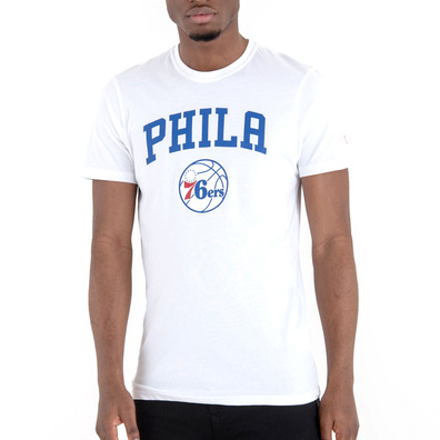 New Era NBA Team Logo Philadelphia 76ers Tee (white)