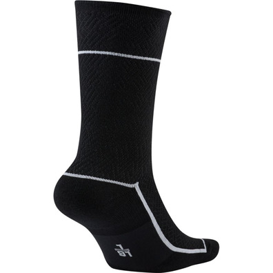 Nike SNKR Sox Swoosh Fly Basketball Crew Socks "Black"