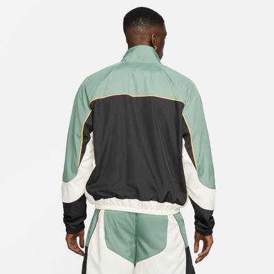 Nike Throwback Men's Basketball Jacket "Dutch Green"