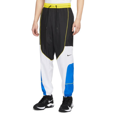 Nike Throwback Men's Basketball Pants "Black/Muilticolor"
