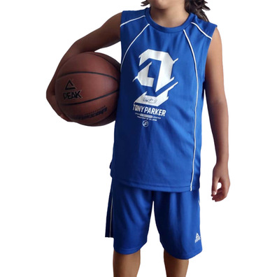 Peak Sport Basketball Junior Tony Parker Signature Set "Blue"