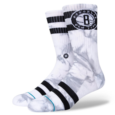 Stance Casual NBA Nets Dyed Crew Socks "Grey