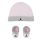 Jordan Infants Jumpman Basic Hat And Bootie Combo 2pc "Pink-Grey"