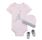 Jordan JHN Jumpman Infants Hat/ Bodysuit /Bootie Set 3pc (0-6M) "Pink"