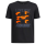 UA Boys' Split Big Logo Short Sleeve "Black-Downpour Gray"