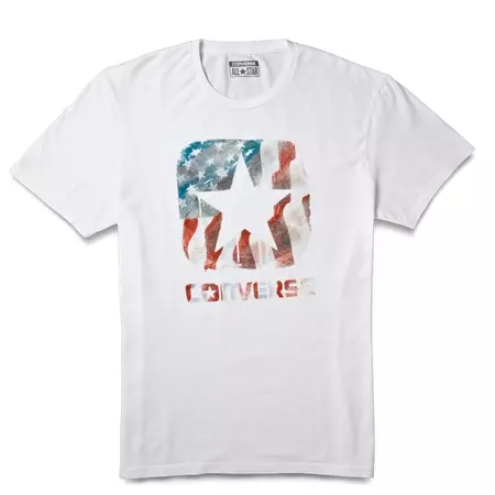 Converse Americana Box Star Tee men´s (white)