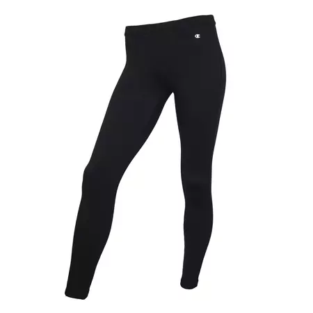 Champion Leggings Heritage Stretch Mulheres Logo (negro)