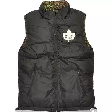 K1X Chaleco Reversible Vest (Preto/LeoCamo)