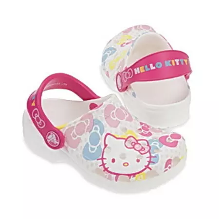 Crocs Girls Hello Kitty (blanco/fuxia)