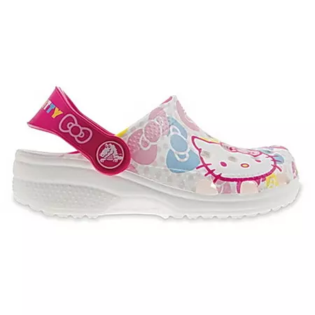 Crocs Girls Hello Kitty (blanco/fuxia)