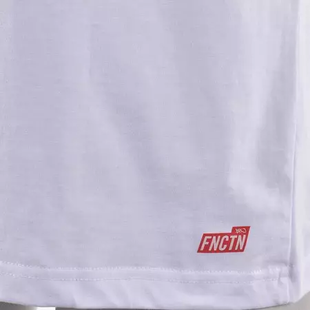 K1X Camiseta Core Hustle (Branco/Vermelho)