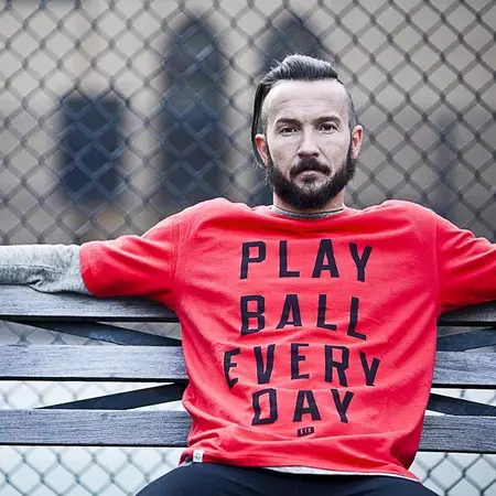 K1X Camiseta Ball Every Day Tee (Vermelho/Preto)
