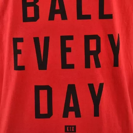 K1X Camiseta Ball Every Day Tee (Vermelho/Preto)
