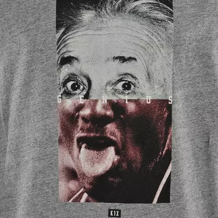 K1X Camiseta Genius Tee (Cinza)