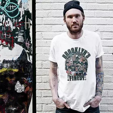 K1X Camiseta Brooklyn´s Finest (Branco)