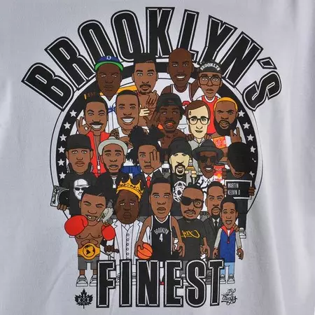 K1X Camiseta Brooklyn´s Finest (Branco)