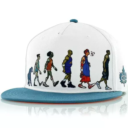 K1X Gorra Darwin Basketball (Branco/Azul)