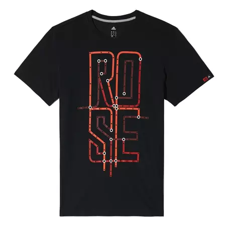 Adidas D-Rose Redline Tee Men´s (black/red)