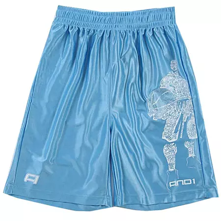 And1 Short Bunny Junior (carolina/white)