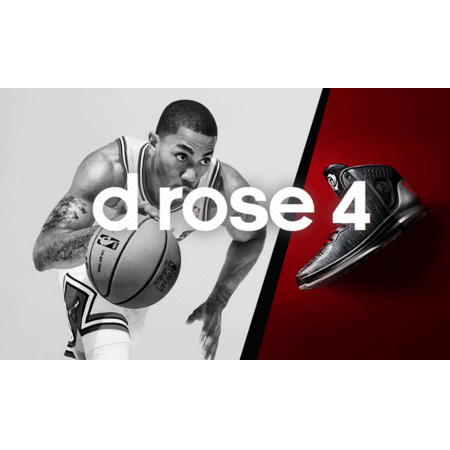 Adidas Derrick Rose 4 (negro/gris/rojo)
