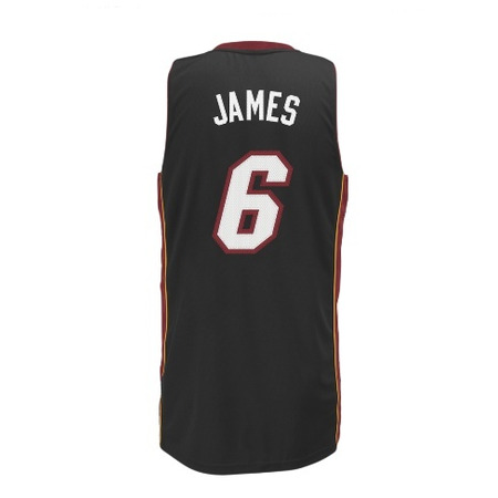 Adidas NBA jersey Lebron James Miami (black)