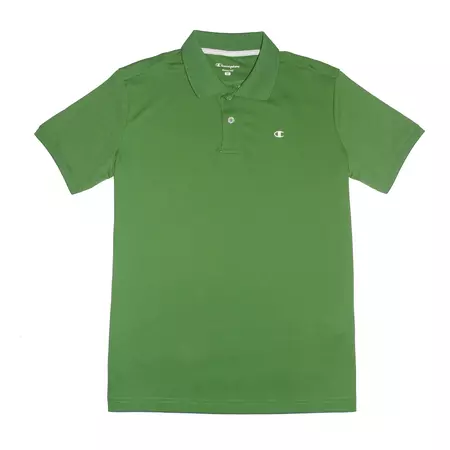 Champion Polo Homem Athletic Heritage Fit (verde)