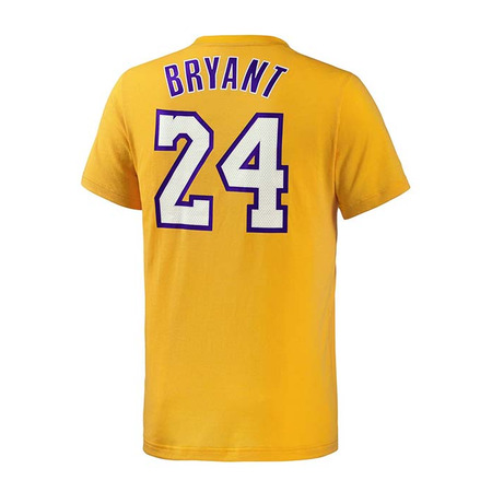 Adidas Camiseta NBA Game Time Kobe Nº 24 (amarillo)