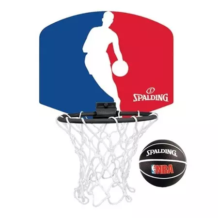 Spalding Minicanasta NBA (blanco/azul/rojo)