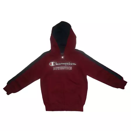 Champion Moletom Authentic Basic Graphic Full Zip (burdeux/azul)