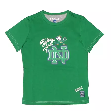 Champion University Of Notre Dame Tee Kids (green)