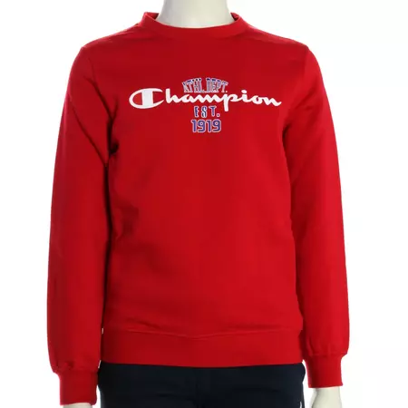 Champion Sudadera Menino Athlentic 1919 Basic Logo (rojo/blanco/azul)
