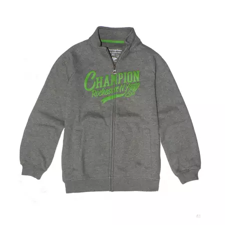 Champion Sudadera Menino FZ Athletic Rochester NY (gris/verde)