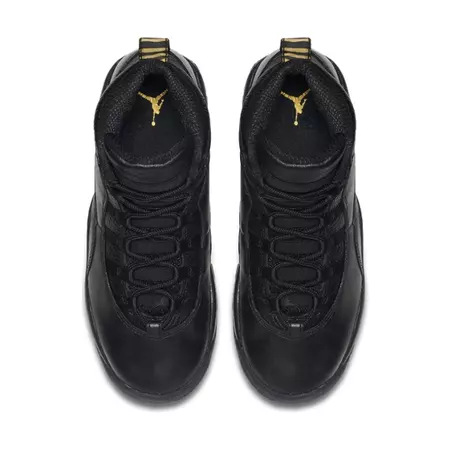 Air Jordan Retro 10 "NYC" Menino/Menina (012/black/dark grey/metalic gold)