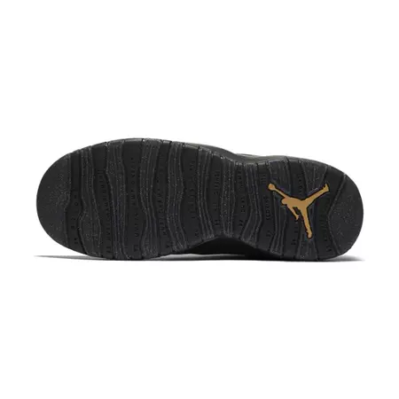 Air Jordan Retro 10 "NYC" Menino/Menina (012/black/dark grey/metalic gold)