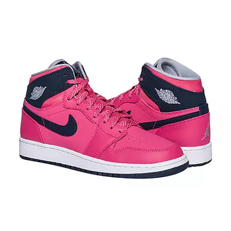 Air Jordan 1 Retro High GG "Pink" (vivid pink/wolf grey/white)