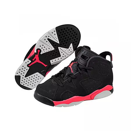 Jordan 6 Retro BP Menino (023/negro/rojo/negro)
