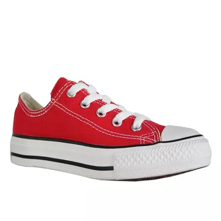 Converse Junior All Star Low Core OX (27-35/vermelho)