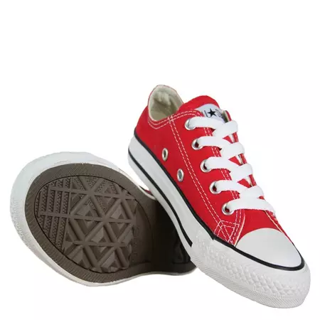 Converse Junior All Star Low Core OX (27-35/vermelho)