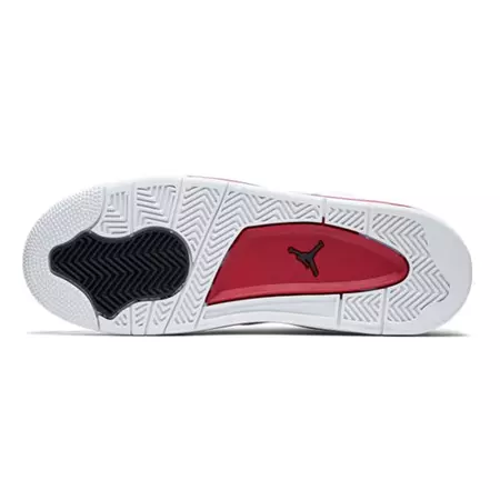 Air Jordan IV Retro (GS) Boys' Shoe (106/white/red)