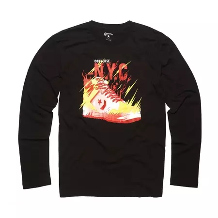 Converse Camisa T-Mission (preto)