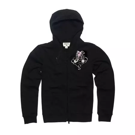 Converse Full Zip Jacket W-Common (negro)