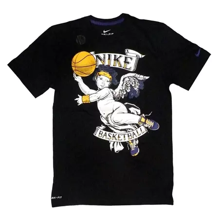 Nike Camiseta Basketball Cherub (010/black)