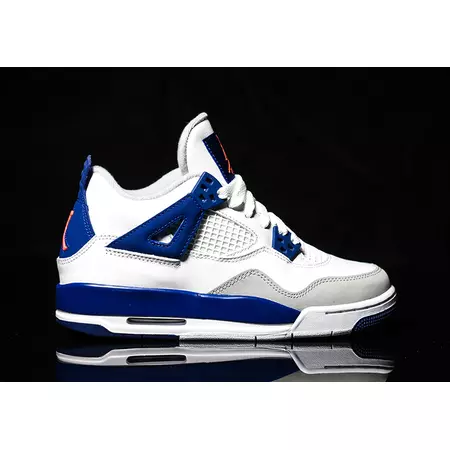 Air Jordan IV Retro (GS) "Deep Royal" (132/white/royal blue/wolf)