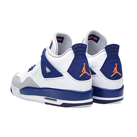 Air Jordan IV Retro (GS) "Deep Royal" (132/white/royal blue/wolf)