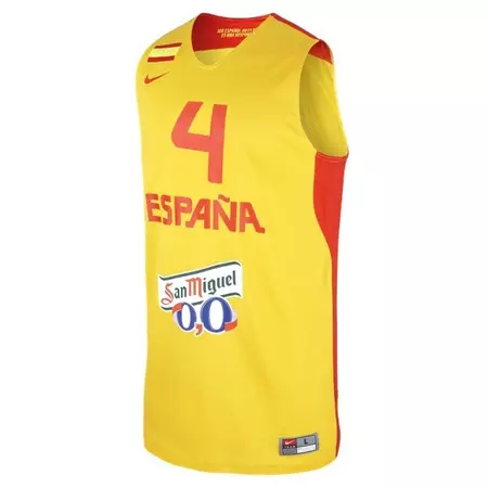 Camiseta Selección España Pau Gasol (740amarillo/rojo)