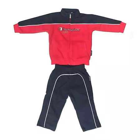 Champion Treino Bebê Authentic Outdoor (azul/vermelho)