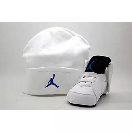 Jordan Retro 6 Gift Pack Bebê (107/blanco/azul)